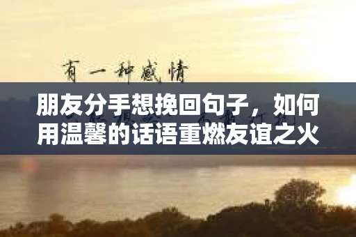 朋友分手想挽回句子，如何用温馨的话语重燃友谊之火