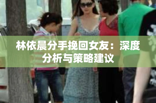 林依晨分手挽回女友：深度分析与策略建议