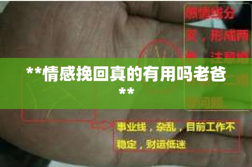 **情感挽回真的有用吗老爸**