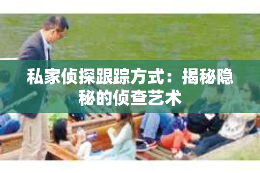私家侦探跟踪方式：揭秘隐秘的侦查艺术