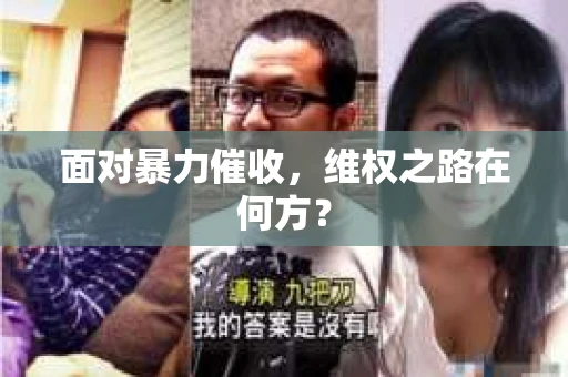 面对暴力催收，维权之路在何方？
