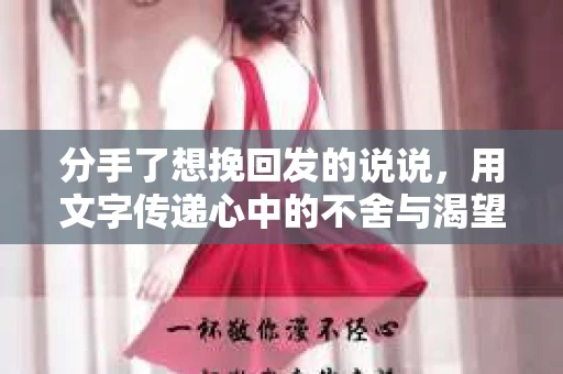 分手了想挽回发的说说，用文字传递心中的不舍与渴望